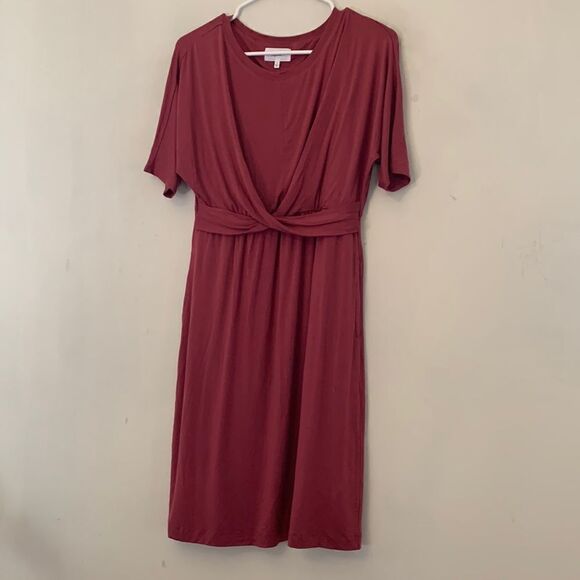 Soma honey rose tie waist short sleeve dress Size S NWT - Picture 1 of 8